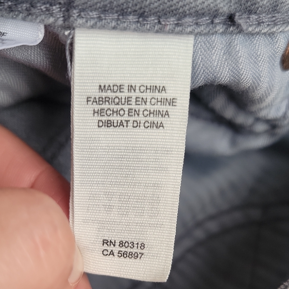 Lucky Brand Size 2/26 Womens Light Gray Hayden Skinny Denim - Picture 12 of 14